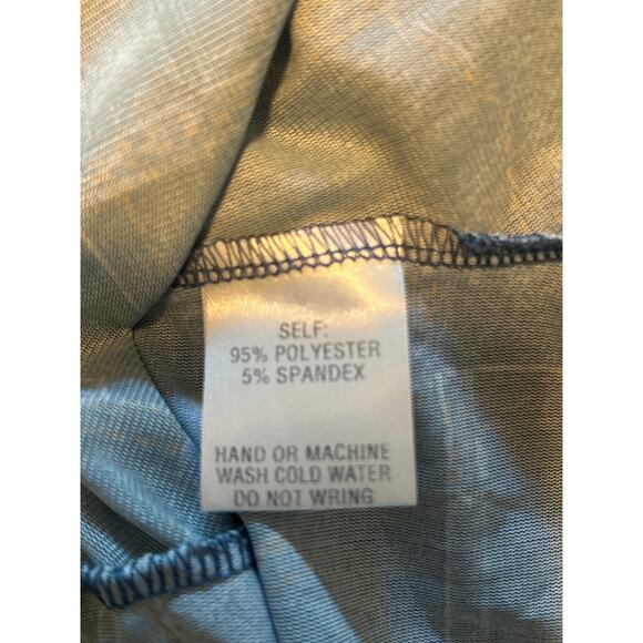 NWT Fashion Nova Denim LOOK 2 Piece Skirt/Blouse Button Front Elastic Waist Sz S - Picture 6 of 9